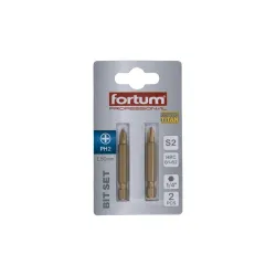 Bit készlet S2 titanium bevonattal PH2x50mm 1/4″ 2 részes