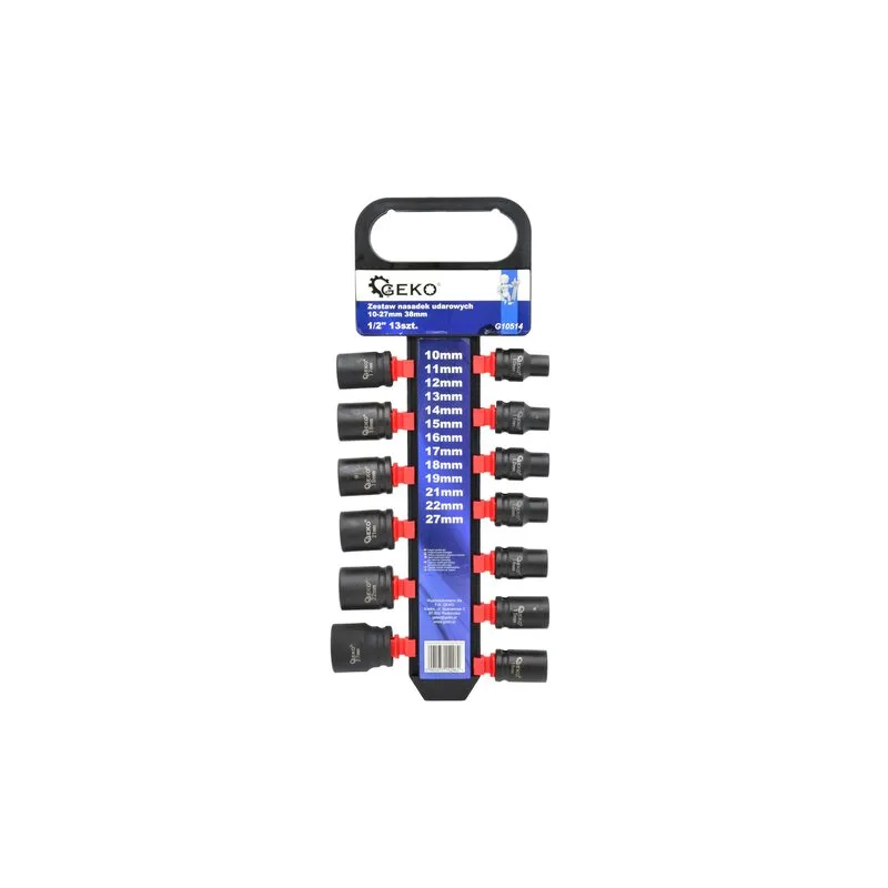 Légkulcsfej készlet 1/2″ 10-27mm 13 részes