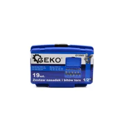 Torx dugókulcs készlet 1/2″ T20-70 E10-24 19 részes