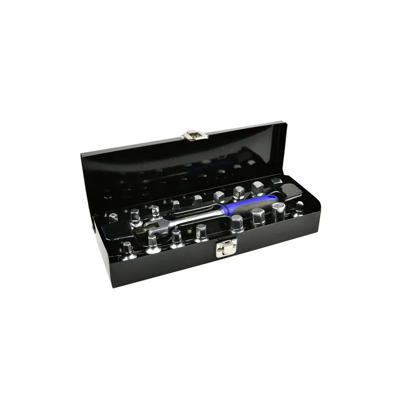 Olajleeresztő dugókulcs készlet 3/8″ 18 részes