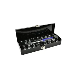 Olajleeresztő dugókulcs készlet 3/8″ 18 részes