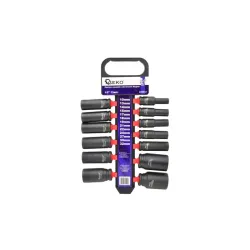 Hosszú légkulcsfej készlet 1/2″ 10-32mm 13 részes
