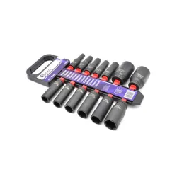 Hosszú légkulcsfej készlet 1/2″ 10-32mm 13 részes