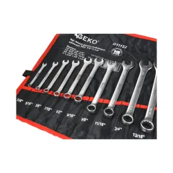 Csillag villáskulcs készlet colos méret 1/4″-1 1/4″ 16 részes