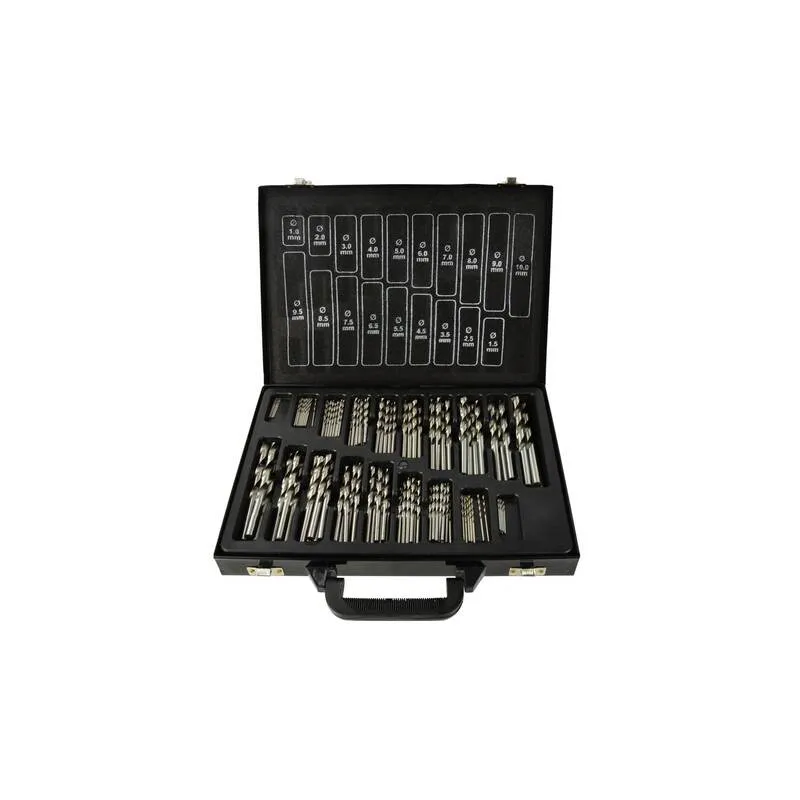 Fémfúró készlet HSS 1-10mm 170 részes