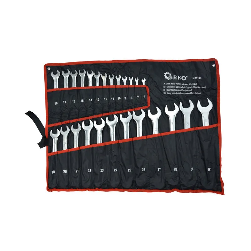 Csillag villáskulcs készlet 6-32mm 25 részes