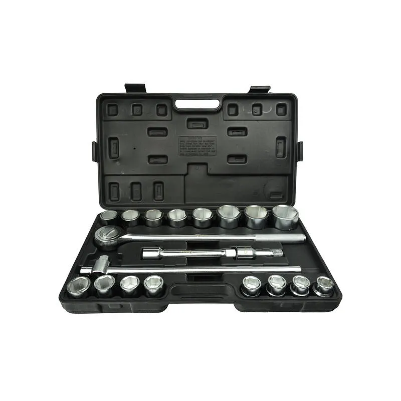 Dugókulcs készlet 6 lapú 3/4″ 19-50mm 21 részes