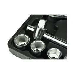 Dugókulcs készlet 6 lapú 3/4″ 19-50mm 21 részes