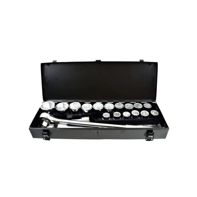 Dugókulcs készlet 6 lapú 3/4″ 19-50mm 21 részes