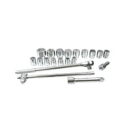 Dugókulcs készlet 6 lapú 3/4″ 19-50mm 21 részes