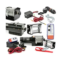 Elektromos csörlő 12V 1361kg