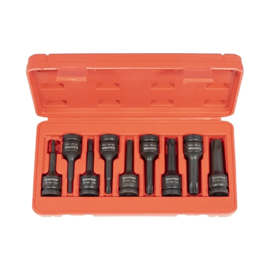 Gépi torx dugókulcs készlet 9 részes 1/2″
