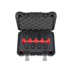 Sérült csavar és kerékőr leszedő készlet 1/2″ 8 részes