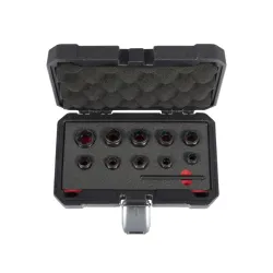 Sérült csavar leszedő készlet 3/8″ 9-19mm 10 részes