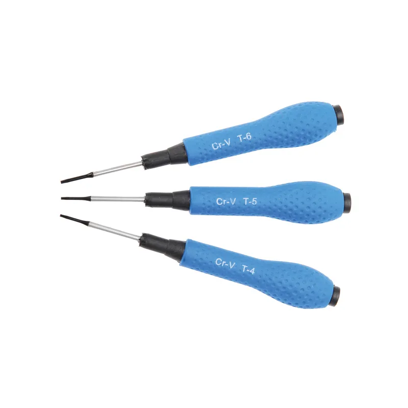 Műszerész torx csavarhúzó készlet T4, T5, T6 3 részes