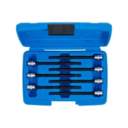 Gömbvégű torx bit dugókulcs készlet 1/4″ T10-T40 7 részes