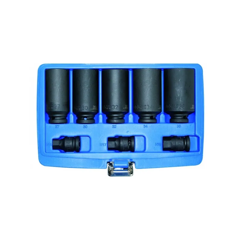 Gépi dugókulcs készlet féltengelyhez 1/2″ 8 részes