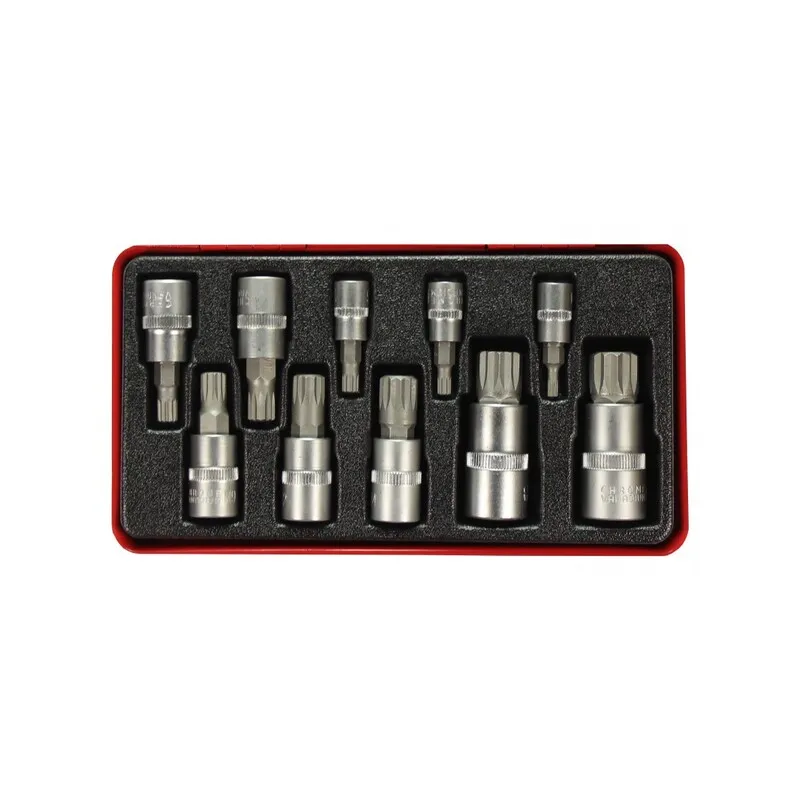 Bit dugókulcs készlet XZN M4-M18 1/2″ 10 részes