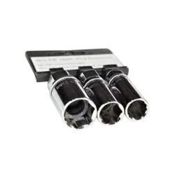 Gyertyakulcs készlet 14, 16, 21mm 3/8″ 3 részes
