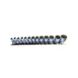 Dugókulcs készlet Gear Lock (Vario Plus) 1/4″ 4-14mm 13 részes