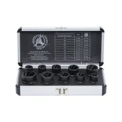 Sérült csavar leszedő készlet 9-19mm 3/8″ 10 részes