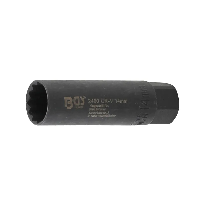 Gyertyakulcs tartórugóval 14mm 3/8″