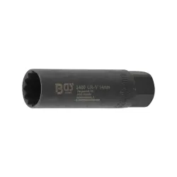 Gyertyakulcs tartórugóval 14mm 3/8″