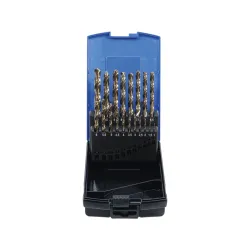 Spirálfúró készlet HSS-G M35 kobaltacél 1-10mm 19 részes