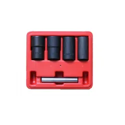 Sérült csavar és kerékőr leszedő készlet 1/2″ 4 részes