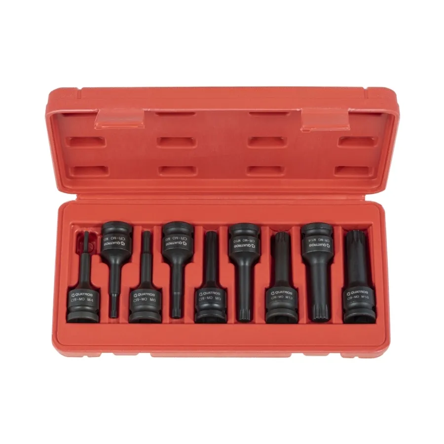 Gépi XZN dugókulcs készlet 9 részes 1/2″