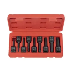 Gépi XZN dugókulcs készlet 9 részes 1/2″