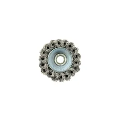 Fazékkefe sodrott acél 75mm/3″ M14