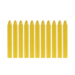Gumijelölő kréta vízálló sárga 12x110mm 10 részes