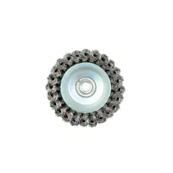 Fazékkefe sodrott acél 100mm/4″ M14