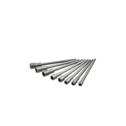 Extra hosszú dugókulcs készlet hatlapfejű befogással 6-13mm 1/4″ 8 részes