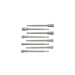 Extra hosszú dugókulcs készlet hatlapfejű befogással 6-13mm 1/4″ 8 részes