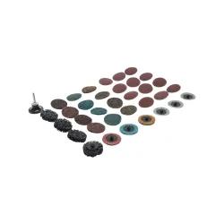 Csiszolókorong-/Velcro korong készlet Ø50mm 35 részes