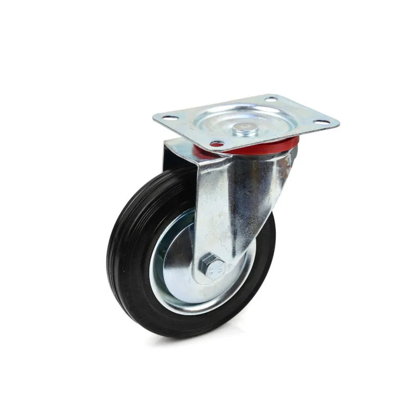 Forgó kerék acél/gumi 150kg 160mm