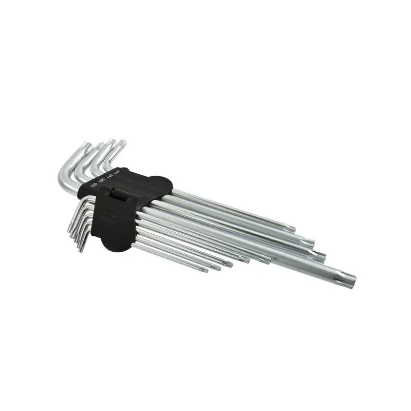 Furatos torx kulcs készlet T15-T55 260mm 9 részes