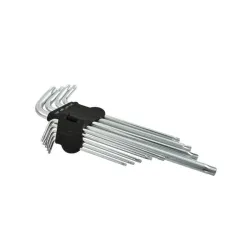 Furatos torx kulcs készlet T15-T55 260mm 9 részes