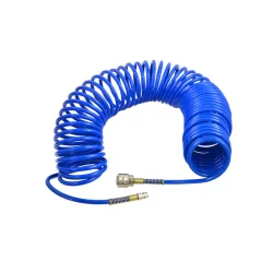 Spiráltömlő csatlakozókkal PU 5x8mm 15m