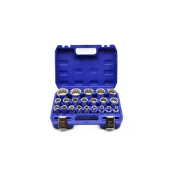 Dugókulcs készlet 12 lapú 1/2″ 8-36mm 21 részes