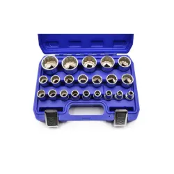 Dugókulcs készlet 12 lapú 1/2″ 8-36mm 21 részes