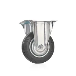 Fix kerék acél/gumi 70kg 100mm