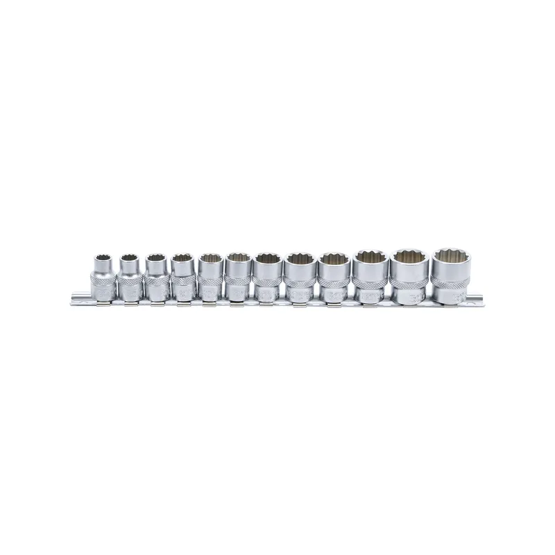 Dugókulcs készlet 12 szögű 3/8″ 8-19mm 12 részes