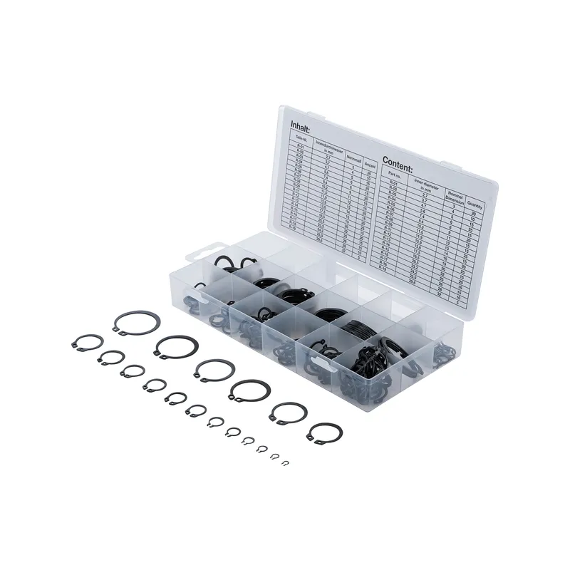 Külső seeger gyűrű készlet Ø3-32mm 300 részes
