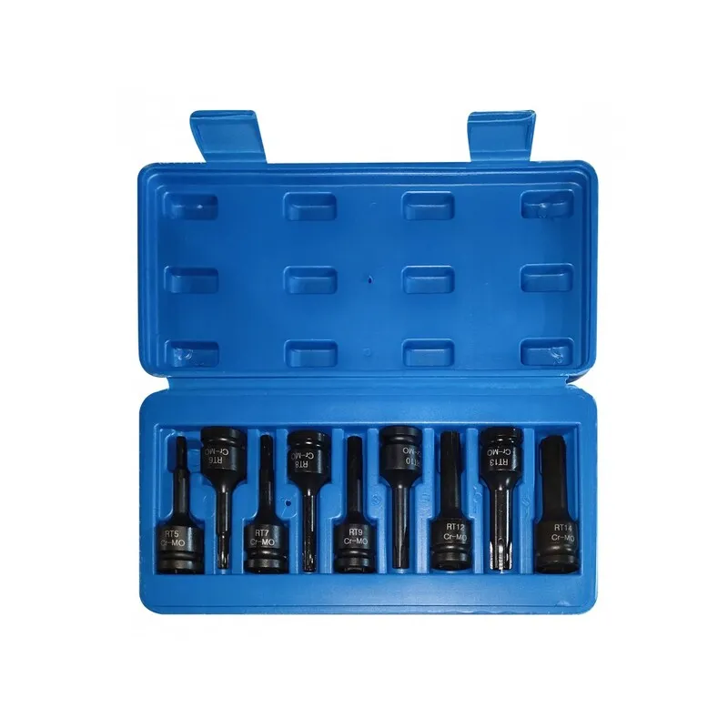 Gépi ribe bit dugókulcs készlet M5-M14 1/2″ 9 részes