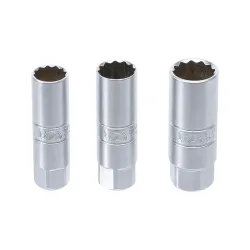 Gyertyakulcs készlet 14, 16, 18mm 3/8″ 3 részes