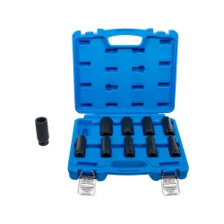 Gépi hosszú dugókulcs készlet 10-24mm 1/2″ 10 részes
