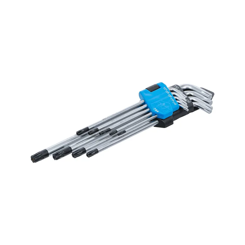 Furatos extra hosszú torx kulcs készlet T10-T50 9 részes